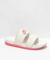 Nike Offcourt Duo Sail & Pink Slide Sandals