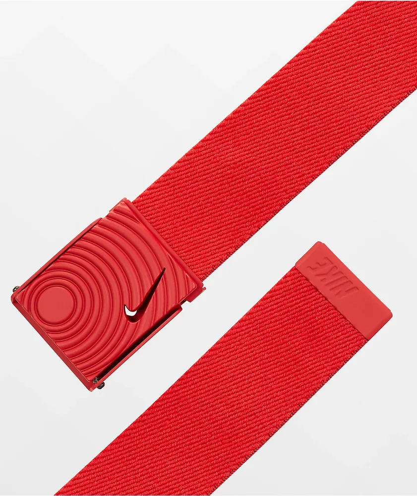 Nike Outsole Red Stretch Web Belt