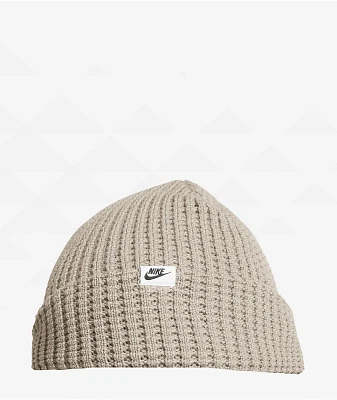 Nike Peak Waffle Knit Khaki Beanie