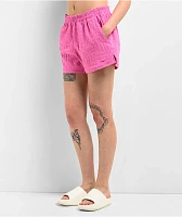 Nike Retro Flow Pink Cover Up Shorts