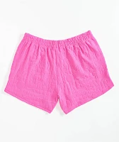 Nike Retro Flow Pink Cover Up Shorts