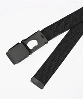 Nike Ribbed Black Web Belt