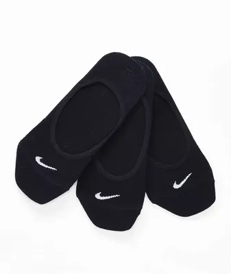 Nike SB 3 Pack Black No Show Socks