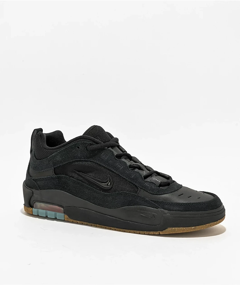 Nike SB Air Max Ishod Anthracite Black & Gum Skate Shoes