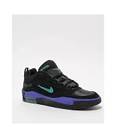 Nike SB Air Max Ishod Black, Persian Violet, & Dusty Cactus Skate Shoes