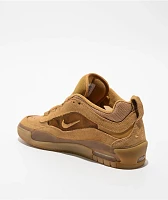 Nike SB Air Max Ishod Flax, Safety Orange, & Wheat Skate Shoes