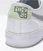 Nike SB BLZR Court DVDL White & Grey Skate Shoes