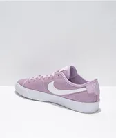 Nike SB BLZR Court Doll & White Skate Shoes