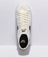 Nike SB BLZR Court Mid Cream & White Skate Shoes