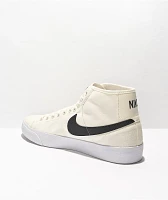 Nike SB BLZR Court Mid Cream & White Skate Shoes