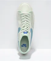 Nike SB BLZR Court Mid Green & Blue Skate Shoes