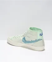 Nike SB BLZR Court Mid Green & Blue Skate Shoes