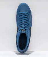 Nike SB BLZR Court Mid Premium Blue & Black Skate Shoes