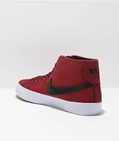 Nike SB BLZR Court Mid Premium Red & Black Skate Shoes