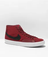 Nike SB BLZR Court Mid Premium Red & Black Skate Shoes