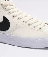 Nike SB BLZR Court Mid Sail & White Skate Shoes
