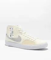 Nike SB BLZR Court Mid Summit White Skate Shoes