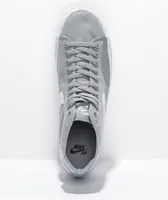 Nike SB BLZR Court Mid Wolf Grey & White Skate Shoes