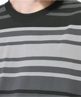 Nike SB Black & Grey Stripe Knit T-Shirt
