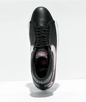 Nike SB Blazer Mid GT Pro Black, Red & Silver Skate Shoes