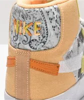 Nike SB Blazer Mid PRM Melon & Citron Skate Shoes