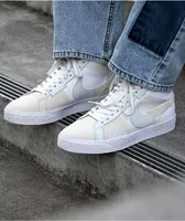 Nike SB Blazer Mid PRM Summit White Skate Shoes