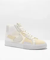 Nike SB Blazer Mid PRM Summit White Skate Shoes