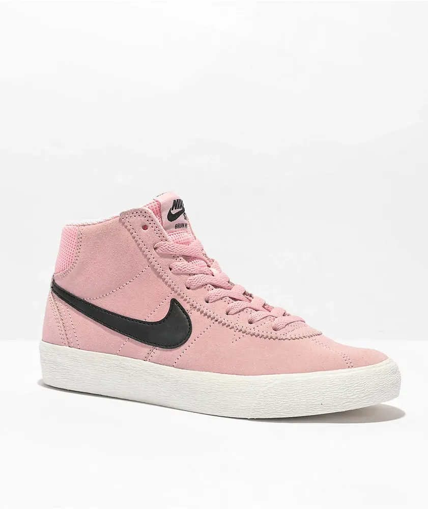 Nike SB Bruin High Pink & Black Skate Shoes