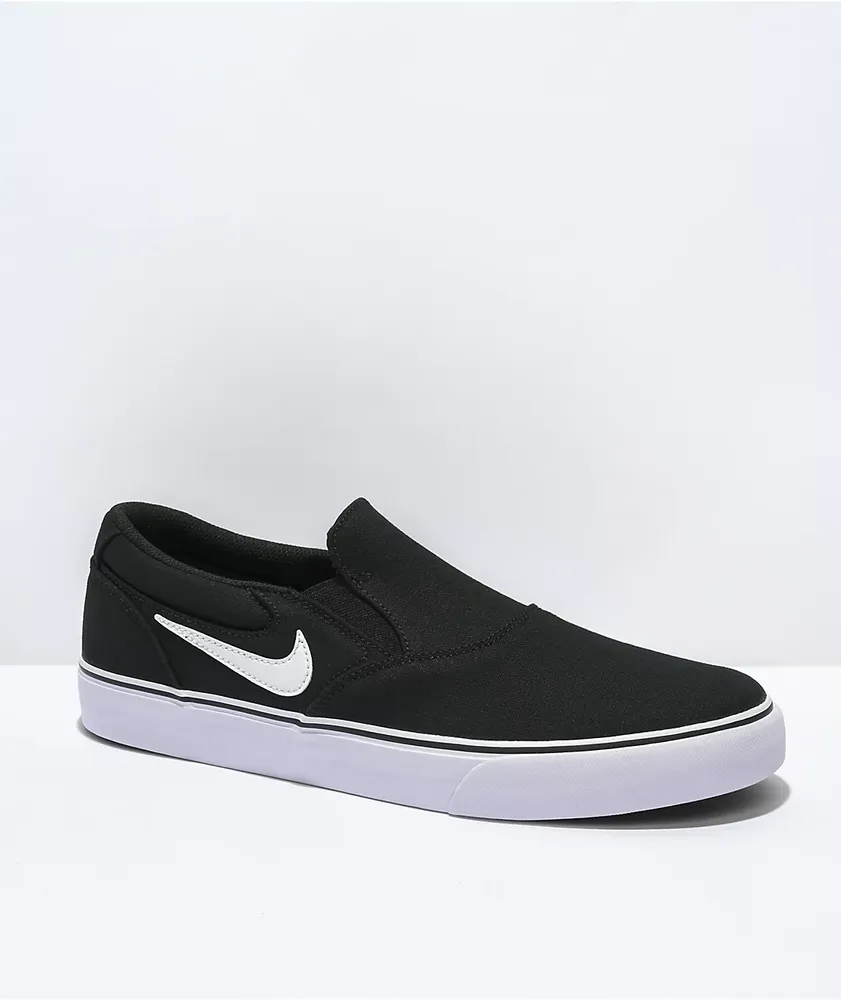 Buy Black Canvas Slip-On Shoes from Next USA
