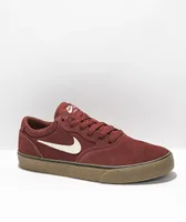 Nike SB Chron 2 Red, White & Gum Skate Shoes