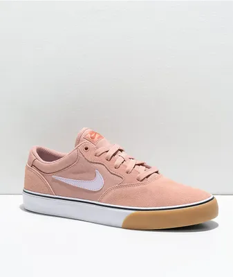 Nike SB Chron 2 Rose & Gum Skate Shoes