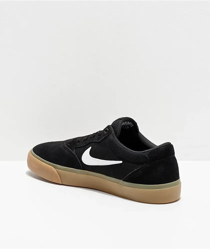 Nike SB Chron Black & Gum Skate Shoes