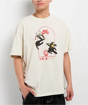 Nike SB Court Light Bone T-Shirt