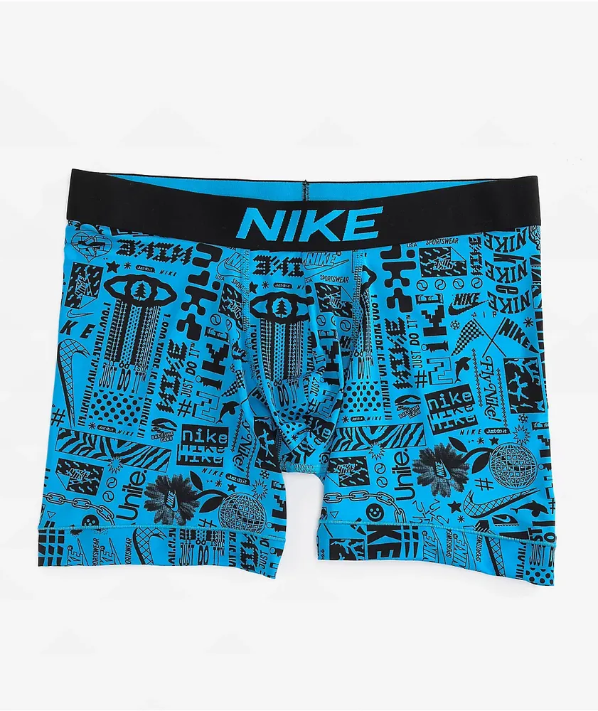 Nike SB Essential Blue Lightning Boxer Briefs