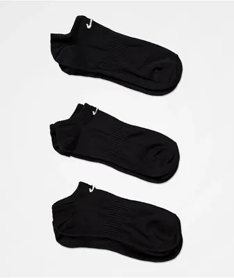 Nike SB Everyday Lightweight Black 3 Pack No Show Socks