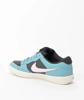 Nike SB Force 58 Denim Turquoise & Dark Smoke Grey Skate Shoes