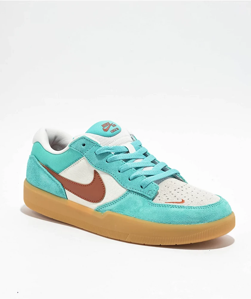 Nike SB Force 58 Frost, Russet & Gum Skate Shoes