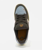 Nike SB Force 58 Light Orewood Brown, Psychic Blue & Medium Ash Skate Shoes