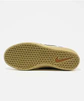 Nike SB Force 58 Light Orewood Brown, Psychic Blue & Medium Ash Skate Shoes