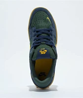 Nike SB Force 58 Midnight Navy, Fir, University Gold, & Gum Skate Shoes