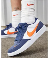 Nike SB Force 58 Navy, Orange & White Shoes