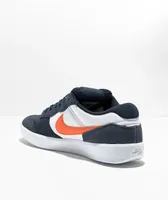 Nike SB Force 58 Navy, Orange & White Shoes