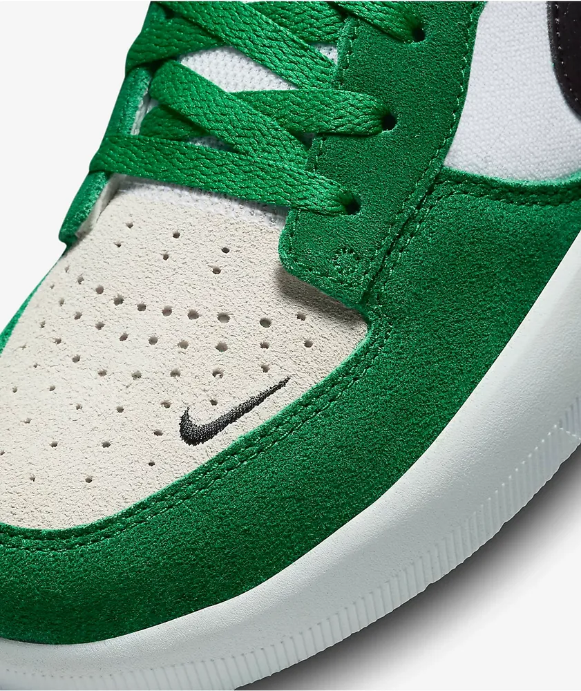 Nike SB Force 58 Pine, Black & White Skate Shoes