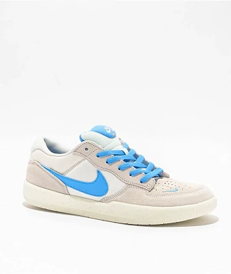 Nike SB Force 58 Summit White & University Blue Skate Shoes