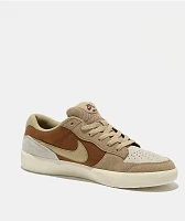 Nike SB Force 58 Tan, Beige & Brown Skate Shoes