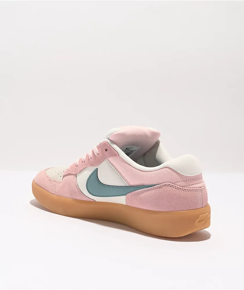 Nike SB Force 58 Teal, Gum & Pink Skate Shoes