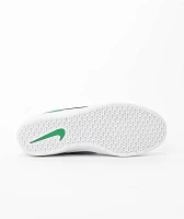 Nike SB Force 58 White, Stadium Green & Black Skate Shoes