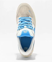 Nike SB Force 58 White & Baby Blue Skate Shoes