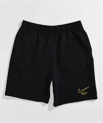 Nike SB GFX Black & Gold Sweat Shorts