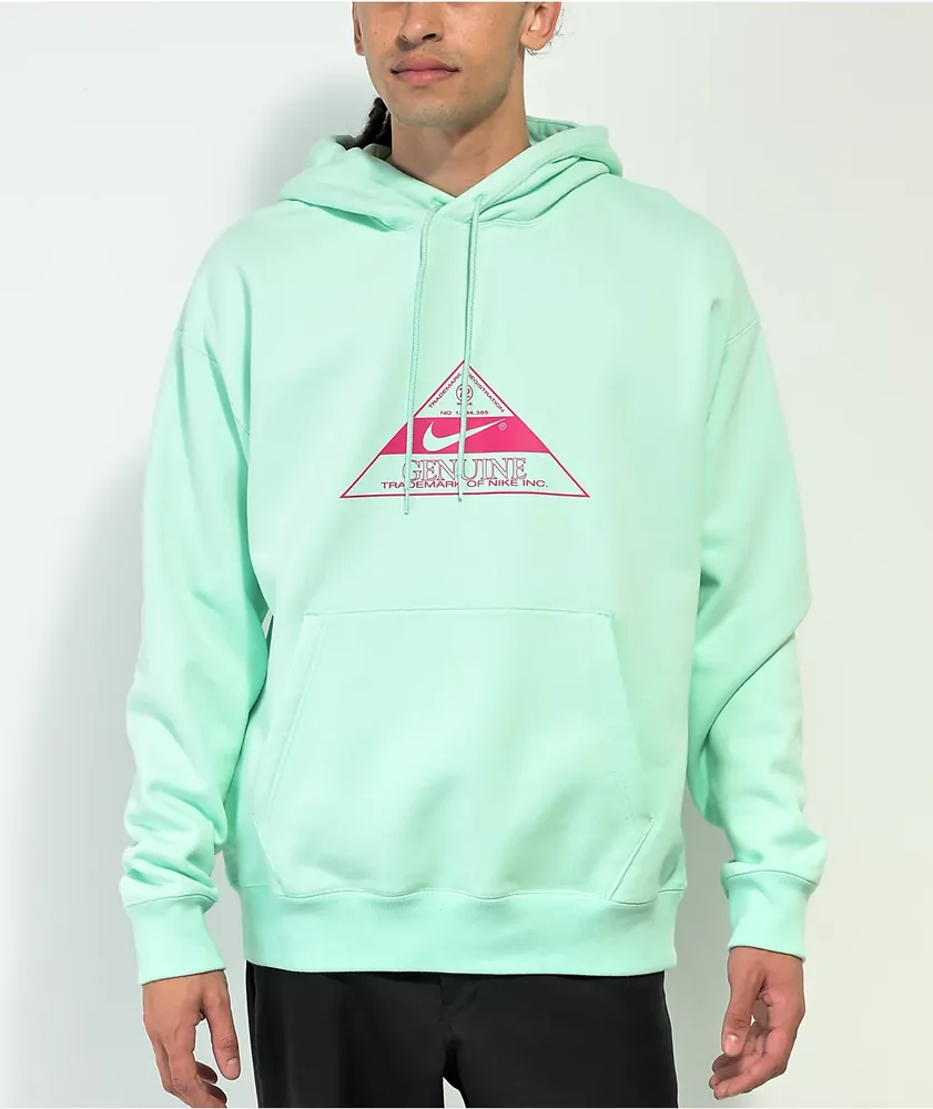 Nike SB Genuine Trademark Logo Mint Hoodie